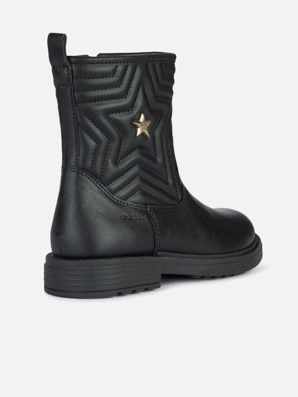 Geox Černá dívčí kotníková obuv Geox Eclair