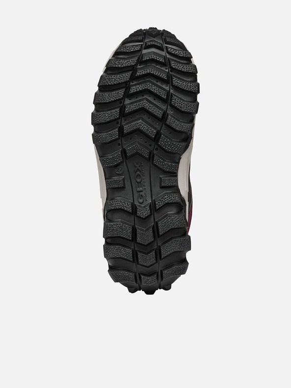 Geox Červená dívčí zimní obuv Geox Himalaya  B Ab