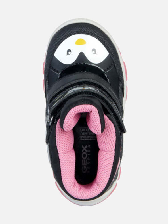 Geox Černá dívčí kotníková obuv Geox Flanfil ABX