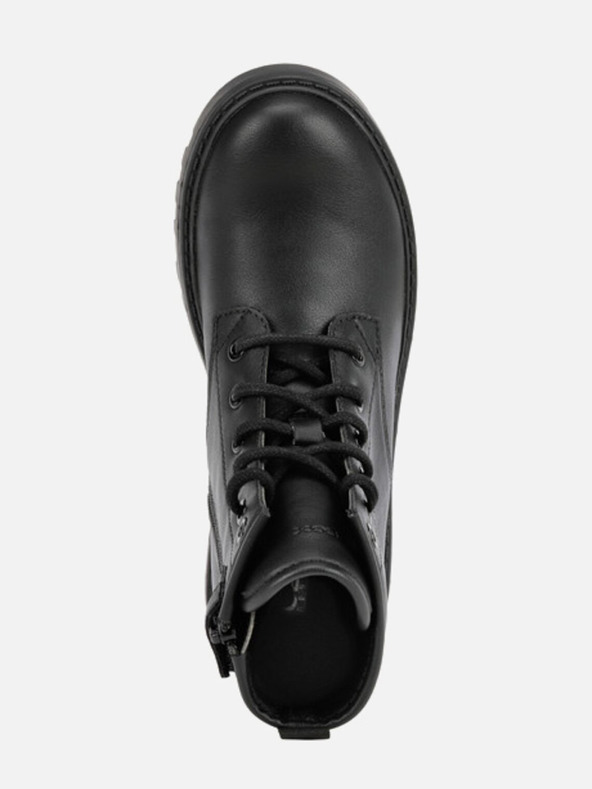 Geox Černá dívčí kotníková obuv Geox Casey