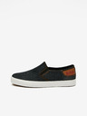 Lee Cooper Černé pánské slip on tenisky Lee Cooper