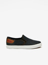 Lee Cooper Černé pánské slip on tenisky Lee Cooper
