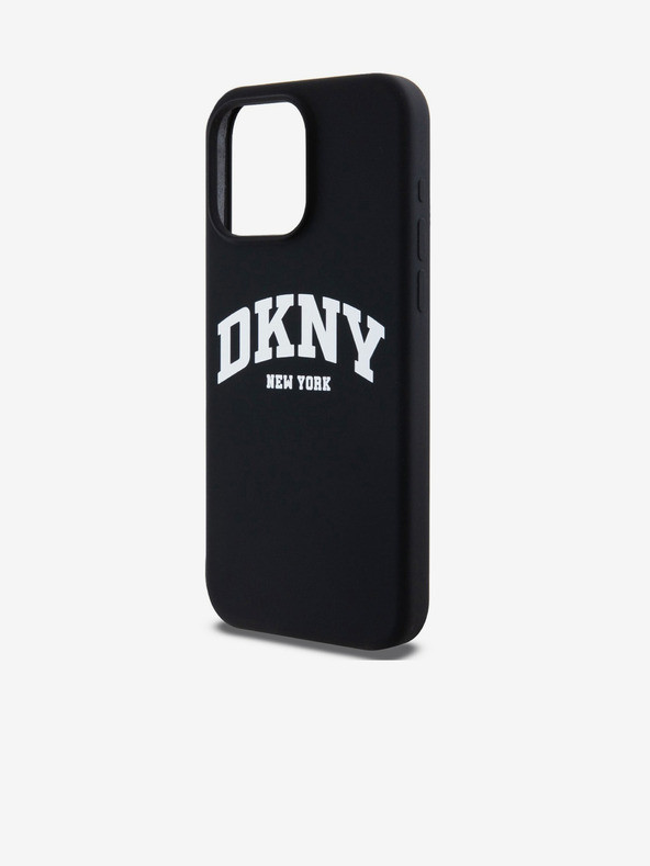 DKNY Liquid Silicone Arch Logo MagSafe Zadní Kryt pro iPhone 12/12 Pro Black DKNY