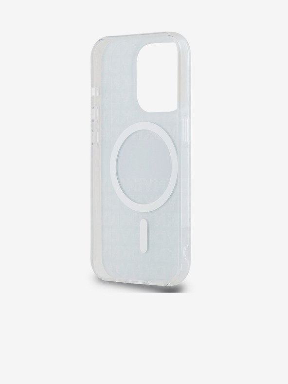 DKNY PC/TPU Repeat Pattern Tonal Stripe Magsafe Zadní Kryt pro iPhone 15 Pro Blue DKNY