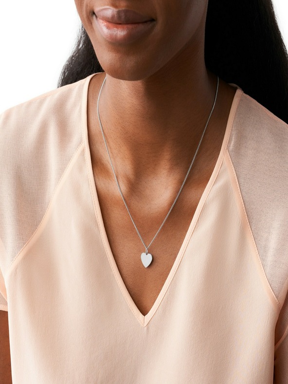 Fossil Dámský ocelový náhrdelník Fossil