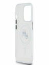 Karl Lagerfeld Karl Lagerfeld IML K&CH Heads Metal Frame MagSafe Zadní Kryt pro iPhone 15 Pro Transparent