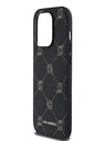 Karl Lagerfeld PU Karl Heads Pattern Magsafe Zadní Kryt pro iPhone 14 Pro Max Black Karl Lagerfeld