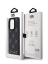 Karl Lagerfeld PU Karl Heads Pattern Magsafe Zadní Kryt pro iPhone 15 Pro Max Black Karl Lagerfeld