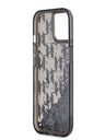 Karl Lagerfeld Liquid Glitter Monogram Gradient Zadní Kryt pro iPhone 15 Black Karl Lagerfeld