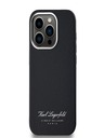 Karl Lagerfeld Grained PU Hotel RSG Zadní Kryt pro iPhone 14 Pro Max Black Karl Lagerfeld