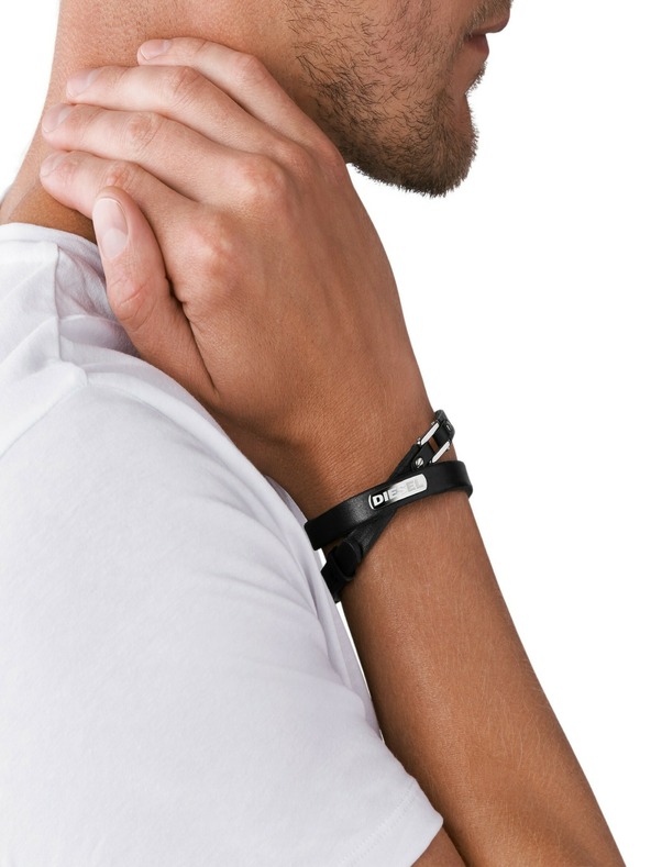 Diesel Pánský kožený náramek Diesel