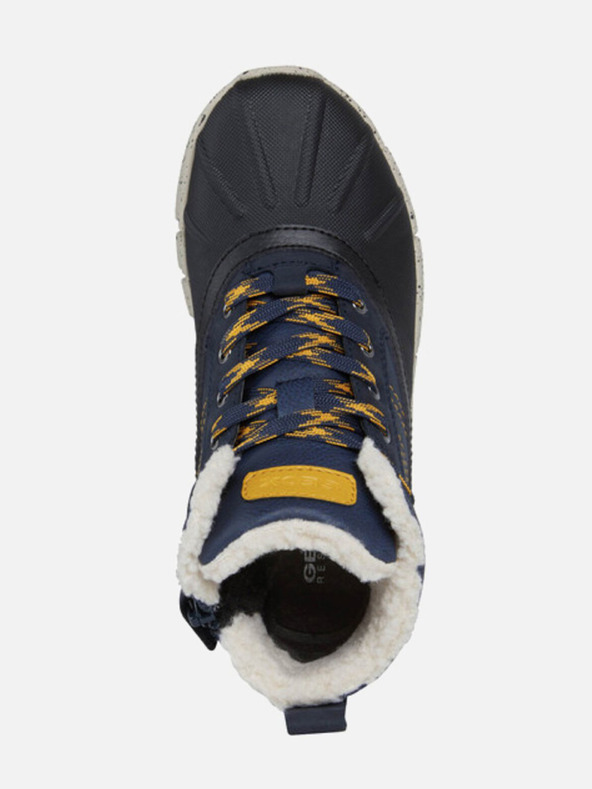 Geox Tmavě modrá chlapecká kotníková obuv Geox Flexyper ABX