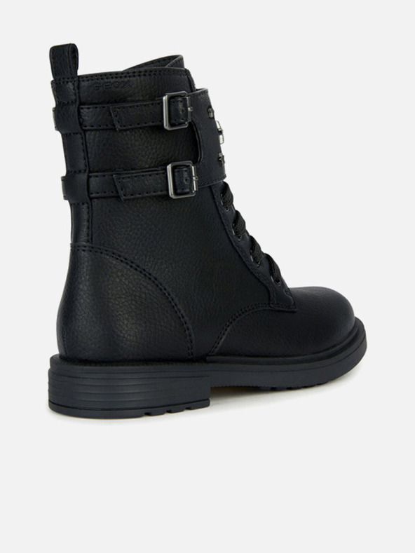 Geox Černá dívčí kotníková obuv Geox Eclair