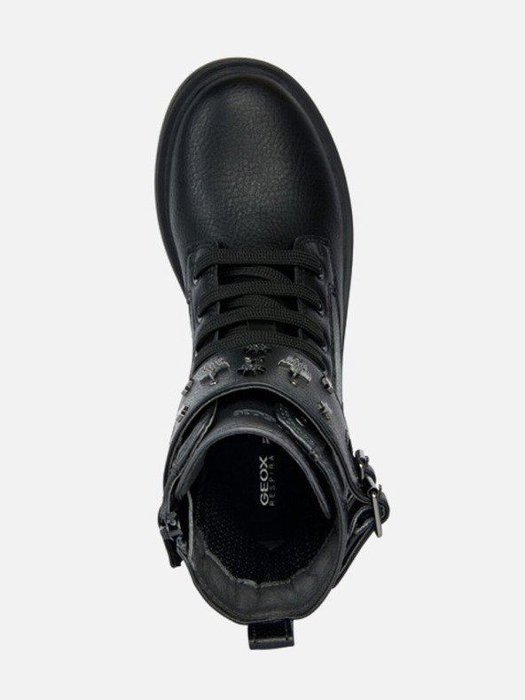 Geox Černá dívčí kotníková obuv Geox Eclair