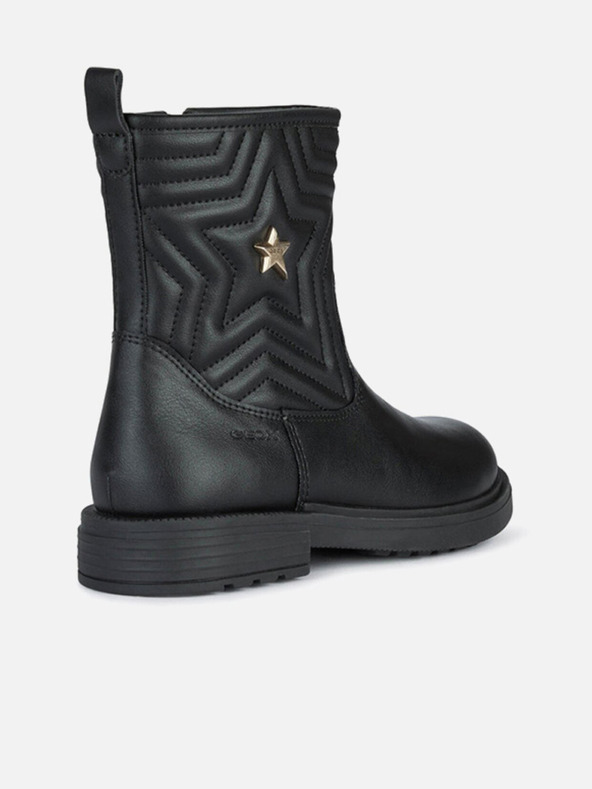 Geox Černá dívčí kotníková obuv Geox Eclair