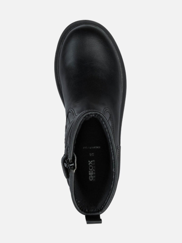 Geox Černá dívčí kotníková obuv Geox Eclair