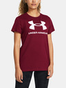 Under Armour Dámské tričko Under Armour UA Rival Logo SS-RED