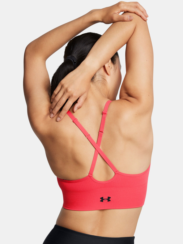 Under Armour Dámská podprsenka Under Armour Vanish Seamless Low Bra-RED