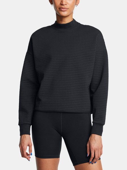 Under Armour Dámská mikina Under Armour Unstoppable Flc Grid Mock LS-BLK