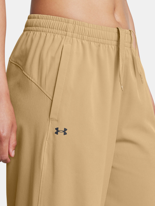 Under Armour Sportovní kalhoty Under Armour UA Rival Wide Leg Pant-BRN