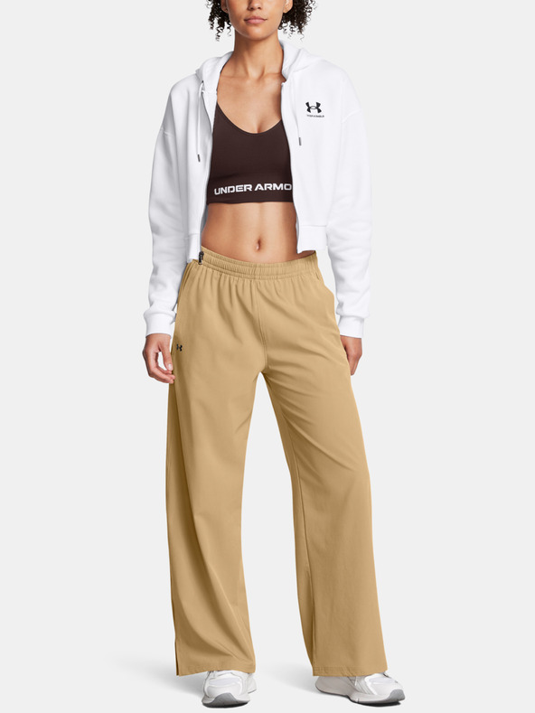 Under Armour Sportovní kalhoty Under Armour UA Rival Wide Leg Pant-BRN