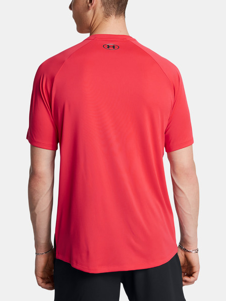 Under Armour Pánské tričko Under Armour UA Tech Fade SS-RED