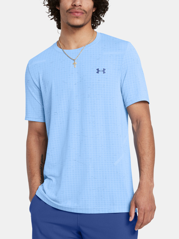 Under Armour Pánské tričko Under Armour Vanish Seamless Grid SS-BLU