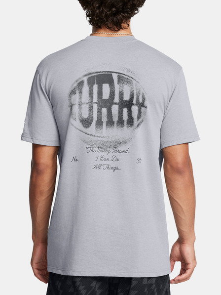 Under Armour Pánské tričko Under Armour Curry HW Verbiage Tee 2-GRY