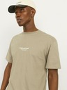 Jack & Jones Béžové pánské tričko Jack & Jones Vesterbro