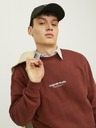 Jack & Jones Hnědá pánská mikina Jack & Jones JORVESTERBRO