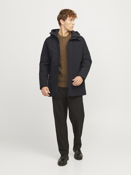 Jack & Jones Černá pánská parka Jack & Jones Keen