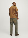 Jack & Jones Hnědé pánské tričko Jack & Jones