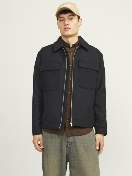 Jack & Jones Černá pánská bunda Jack & Jones Russel