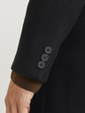 Jack & Jones Černý pánský kabát Jack & Jones Wilson