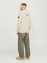 Jack & Jones Krémová pánská mikina s kapucí Jack & Jones Aero