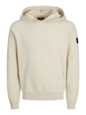 Jack & Jones Krémová pánská mikina s kapucí Jack & Jones Aero