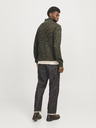 Jack & Jones Khaki pánský svetr se zipem Jack & Jones Blunorth