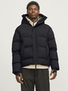Jack & Jones Černá pánská zimní prošívaná bunda Jack & Jones Alpha