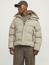 Jack & Jones Béžová pánská zimní prošívaná bunda Jack & Jones Alpha