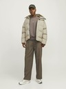Jack & Jones Béžová pánská zimní prošívaná bunda Jack & Jones Alpha