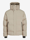 Jack & Jones Béžová pánská zimní prošívaná bunda Jack & Jones Alpha