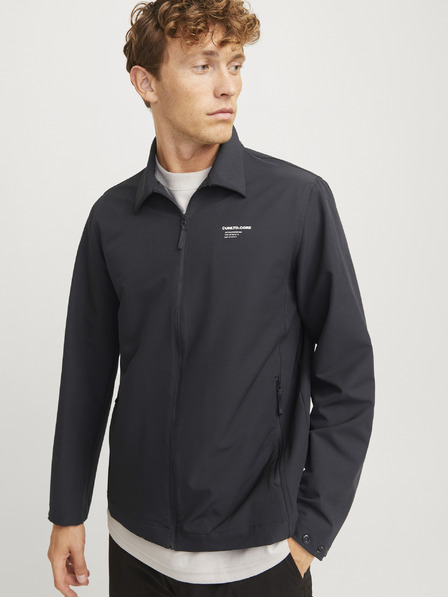 Jack & Jones Černá pánská lehká bunda Jack & Jones Aero