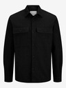 Jack & Jones Černá pánská lehká košilová bunda Jack & Jones Raymond