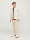 Jack & Jones Béžová pánská lehká košilová bunda Jack & Jones Raymond