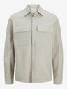 Jack & Jones Béžová pánská lehká košilová bunda Jack & Jones Raymond