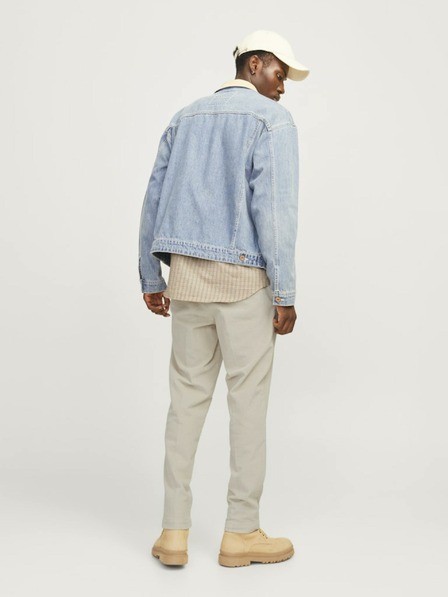 Jack & Jones Béžové pánské manšestrové kalhoty Jack & Jones Tace