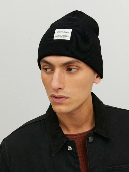 Jack & Jones Černá čepice Jack & Jones Clong