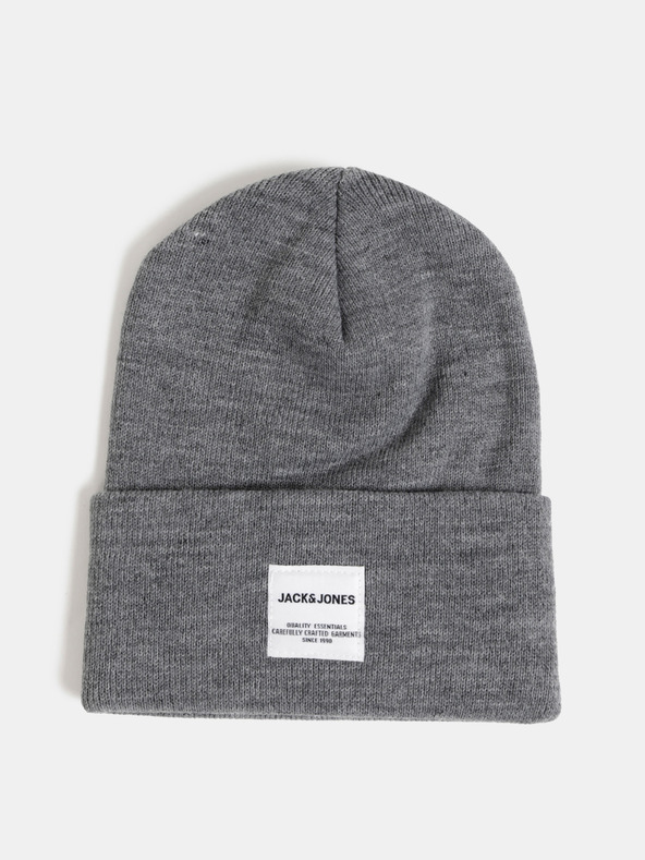 Jack & Jones Šedá čepice Jack & Jones Clong
