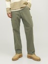 Jack & Jones Khaki pánské kalhoty Jack & Jones Eddie