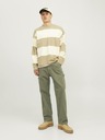 Jack & Jones Khaki pánské kalhoty Jack & Jones Eddie